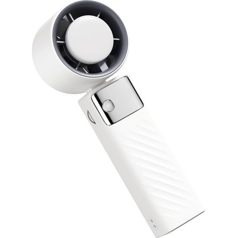 Mini ventilador portátil: pequeño ventilador de bolsillo recargable, mini ventilador de escritorio inalámbrico portátil. (1/5)