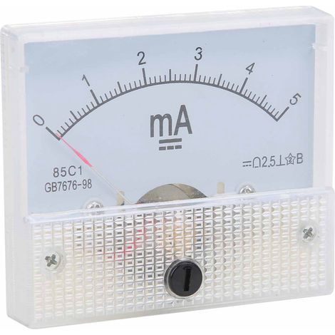 Gleichstrom-Zeigerstrommessgerät (0–5 mA) – Amperemeter-Tester (1/5)