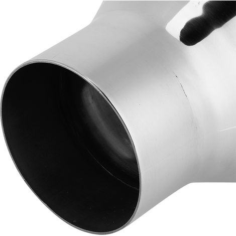 Bouchon d'échappement universel en acier à embout biseauté, 63-102mm, pour modification auto (1/5)