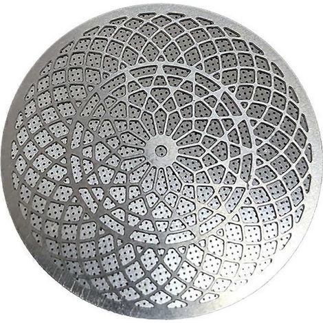 Filtre à café réutilisable en métal pour porte-filtre expresso53 mmargenté. (1/5)