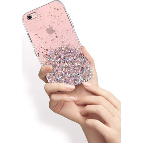 Custodia per iPhone 6/6s da 4,7 pollici, glitterata, rosa. (1/3)