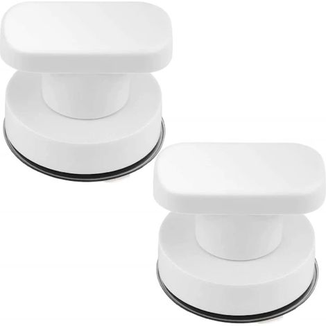 Filiyano-Lot de 2 ventouses solides pour tiroir, miroir en verre, plaque murale, poignée, poignée de porte de salle de bain/toilette en verre (1/4)