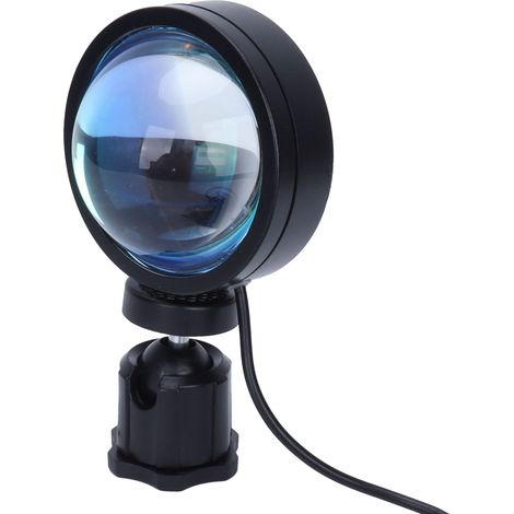 Lampe LED USB coucher de soleil 4 en 1, projecteur crépuscule rotatif 180°, éclairage déco chambre (1/5)