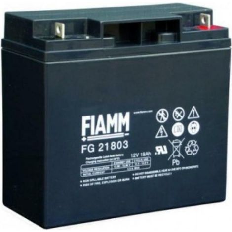 Fiamm 12V-18Ah aufladbare Blei-Säure-Batterie FG21803 (1/2)