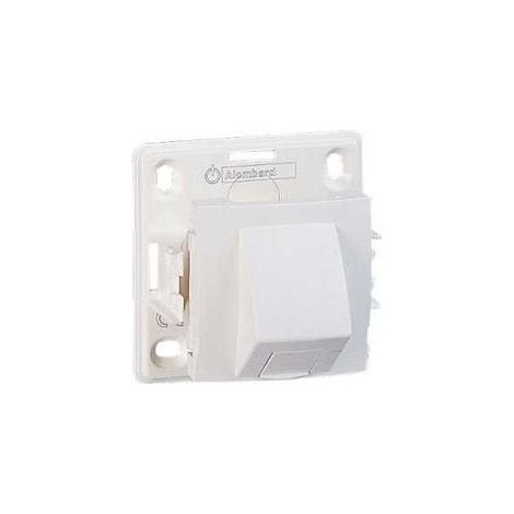 Prise réseau RJ45 CAT5 FTP/STP blanche pose saillie sans cadre ALREA SCHNEIDER ELECTRIC ALB61343