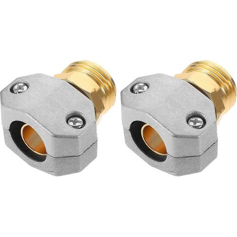 Kit de réparation pour tuyau d'arrosage, connecteur en alliage d'aluminium pour raccord rapide, 10 pièces (1/5)