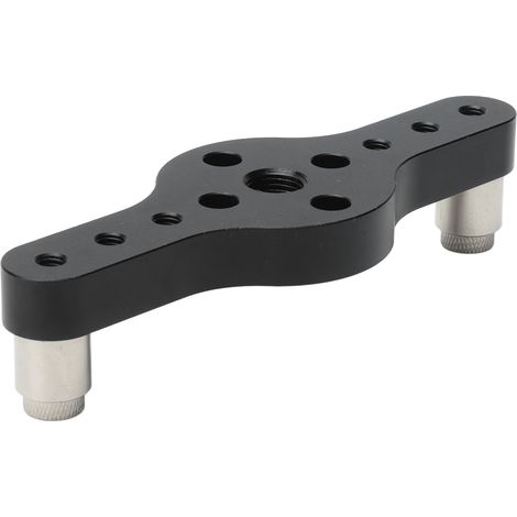 Perceuse Guide de Centrage pour Cheville Droit Positionneur de Perçage Outil de Menuiserie Assemblage Gabarit de Précision (1/5)