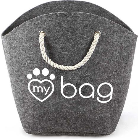My Bag Filzleinenbeutel mit verstellbaren Griffen für Hunde