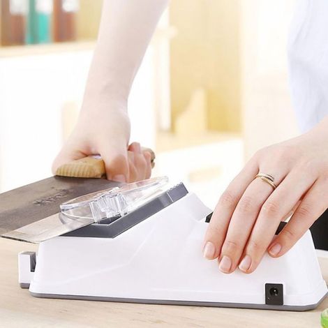 Aiguiseur De Couteaux - Électrique - Pour Cuisine Maison Et Professionnelle - 5 Secondes Par Affûtage - 1 Pièce (1/5)