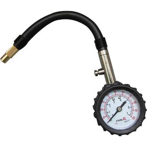 Manomètre Pneus - Manomètre Numérique Mini pour Voiture - Précision Élevée - Tête Pivotante 360° - Fonction Verrouillage Pression - Pour Ballons Sportifs - 1 Pièce (1/5)