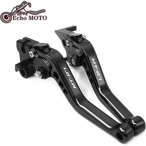 Levier de frein et d'embrayage court 2022 pour Yamaha MT-07 MT-09 2013-2021 MT-07/Tracer MT-09 Accessoires moto Poignées Levier MT 07 09-MT-07 Noir