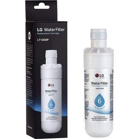 LG LT1000P – Ersatzwasserfilter für 6-Monats-/200-Gallonen-Kühlschränke (NSF42, NSF53 und NSF401) ADQ74793501, ADQ75795105 oder AGF80300704, Weiß (1/5)