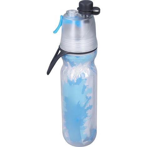 20 oz Misting Bottle with Spray Function, Double Wall Insulated Sports Bottle, Reusable Refreshing Drink Bottle for the Gym, Hiking, etc. (1/5)