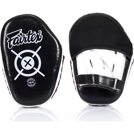 Protectores de boxeo Fairtex FMV11, color negro/blanco (1/3)