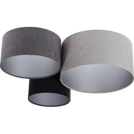 Plafonnier trio 080-01-052 - Gris, noir, gris, argent (1/5)