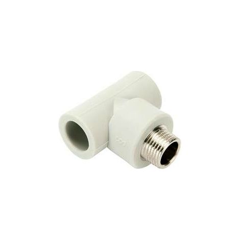 Te de boquilla PP-R de 20 mm x 1/2 GZ x 20 mm