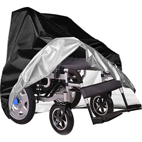 Housse de Protection Fauteuil Électrique Fauteuil Roulant, Noir Oxford Tissu (Taille : 100x75x100cm) (1/5)