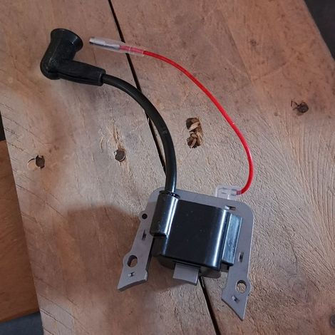 Bobine d'allumage Shindaiwa B45 7020071610, bloc d'allumage haute tension, bobine d'allumage, compatible avec la débroussailleuse Shindaiwa B45. (1/4)