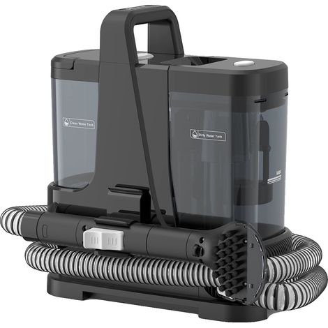 Nettoyeur à eau chaude portable, 4 modes de nettoyage, filtre HEPA, noir (1/2)