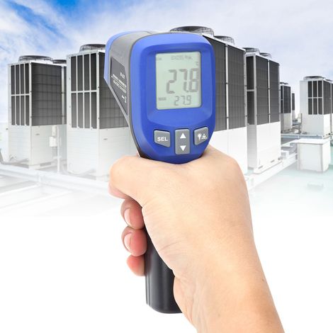 Thermomètre infrarouge numérique portable IR-827 Mini, format 12:1, pour usage extérieur (1/5)