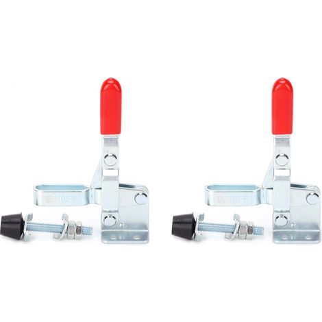 Pince à bascule de soudage, fixation horizontale, compresseur coudé, outil manuel à dégagement rapide, 2 pièces, GH-102-B (1/5)