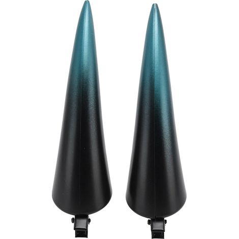 Leichte und sichere, realistische Haarspangen in Hornform für Halloween, Cosplay und Make-up mit blauen Farbtönen. (1/5)