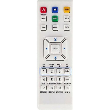 Fernbedienung für Projektor E-26091 E-26171 E152d Ev-s60h - Ersatzteil (1/4)