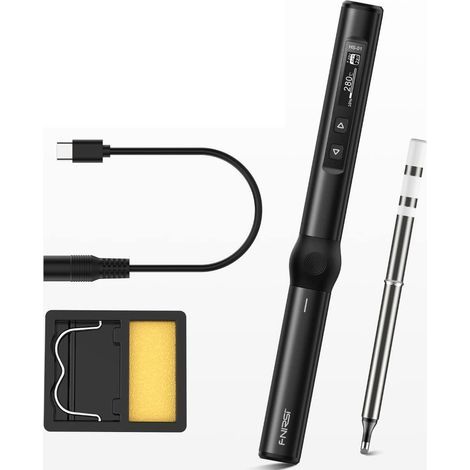 Fer à souder électrique intelligent PD 65W fer à souder Portable à température constante réglable à chaleur rapide (1/5)