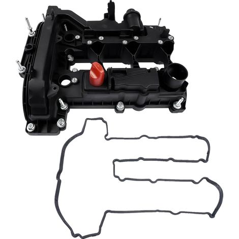 Rocker-Ventildeckel, schwarzes Kunststoff, kompatibel mit mehreren Fahrzeugmodellen, umweltfreundlicher 1.0-Motor, OEM-Teilenummern: 1761121, 1773560 (1/5)