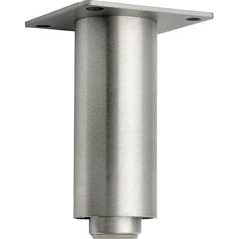 Simausrom Möbelfuß Dekorfuß Tischfuß ø 40 mm Länge 190 mm Aluminium gebürstet