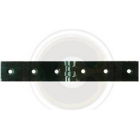 12 x CERNIERA A LIBRETTO ACCIAIO P/CASSE 240 X 30 MM