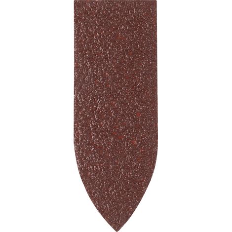 Bosch Accessories  2609256A38 Deltaschleifpapier mit Klett, ungelocht Körnung (num) 80 Eckmaß 32 mm