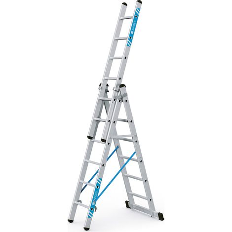 ZARGES Mehrzweckleiter Skymaster X, LM, 3 x 6 Sprossen (1/5)