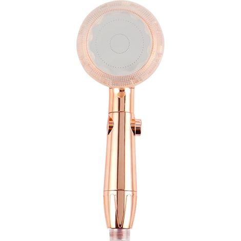 Pommeau de douche de massage haute pression, 3 types de jets, avec un interrupteur à clé d'économie d'eau, pour adultes et enfants massage spa de salle de bain (1/5)