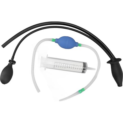 Lavement anal gonflable en silicone doux et flexible pour douche, système professionnel pour femmes, type maison, lot de 5 (1/5)