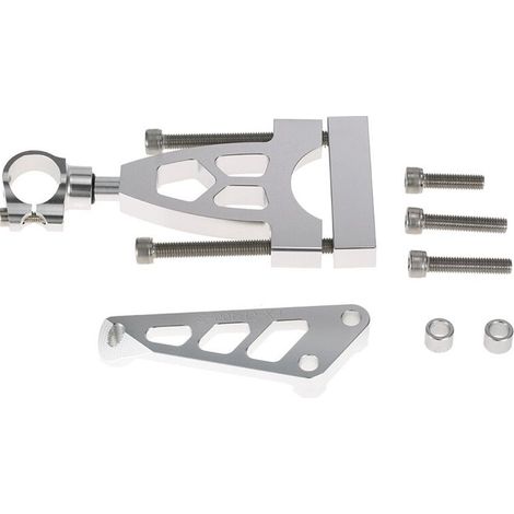 Staffa di montaggio ammortizzatore di sterzo per moto CB400 VTEC 1999- - Parti di modifica per moto - Argento (1/2)