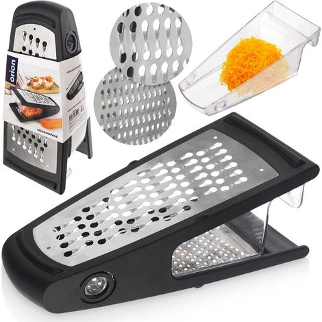 Rallador de cocina de acero con recipiente de 24 cm (1/5)