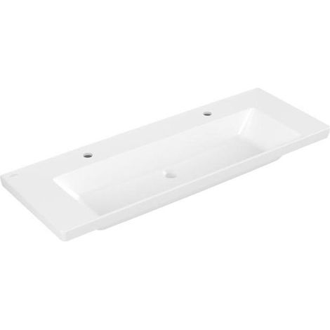 Villeroy & Boch Subway 3.0 Schrankwaschtisch, 2 Hahnlöcher, ohne (1/5)