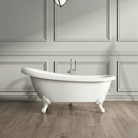 Bañera con patas RICHMOND  155 cm patas ÁGUILA BLANCAS