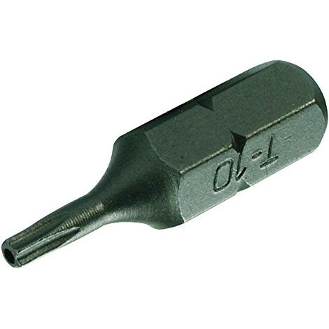 Bit  Länge 30 mm  Antrieb Außensechskant 8 mm (5/16")  T-Profil (für Torx) mit Bohrung T10