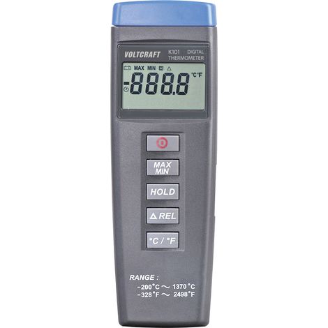VOLTCRAFT K101 Temperatur-Messgerät -200 - +1370 °C Fühler-Typ K (1/5)
