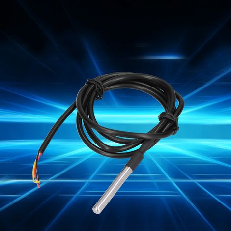 Capteur de température à sonde DS18B20, thermocouple à sonde haute précision, puce 3M (fabrication domestique) (1/5)