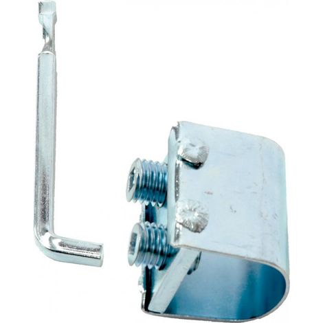 Anillo falso con llave de acero galvanizado.