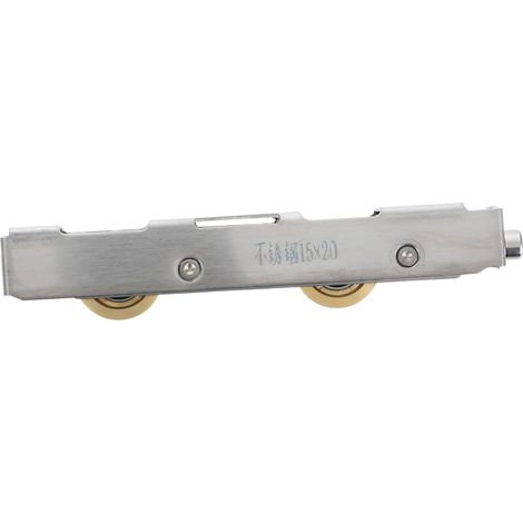 silencieuse pour porte coulissante en verre double roue en (1/5)