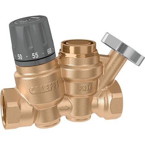 Regolatore termostatico per circuiti di ricircolo acqua calda sanitaria Caleffi 1162  3/4"