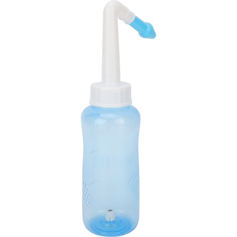 Kit d'irrigation nasale - Jet d'eau modéré - Élimine la poussière et les corps étrangers - Solution nettoyante pour le rinçage nasal - 300 ml (1/5)
