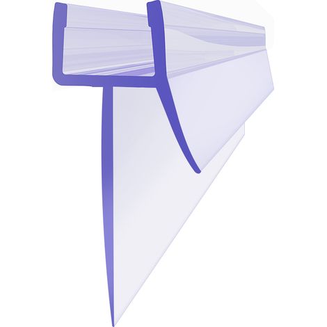 Ersatzdichtung Duschdichtung 70cm Wasserabweiser Duschprofil 8mm für Duschtür (1/5)