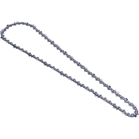 Chaîne en acier à gouge carrée de 50,8 cm (20 pouces), espacement des maillons de 9,5 mm (3/8 pouce), épaisseur de la fourche de 1,6 mm (0,063 pouce), 72 maillons d'entraînement, accessoires pour tron (1/5)