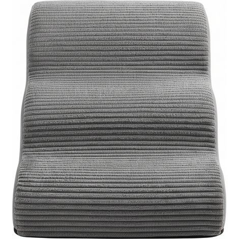 Escalier pour Chien, à 3 Marches, Imperméable, Pente Douce, Housse Amovible Lavable, Gris (1/5)