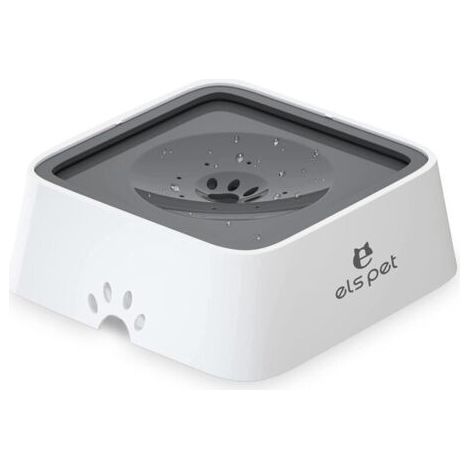 Abreuvoir Flottant Anti-Goutte pour Chien, Gamelle Chien Anti Eclaboussure, Gamelle Anti-Debordement Bol d'Eau Lente Distributeur pour Chiens ou Chats, Bol d'Eau pour Animaux de Compagnie